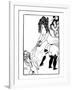 Illustration from Lysistrata by Aristophanes-Aubrey Beardsley-Framed Giclee Print