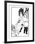 Illustration from Lysistrata by Aristophanes-Aubrey Beardsley-Framed Giclee Print