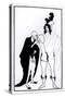 Illustration from Lysistrata by Aristophanes-Aubrey Beardsley-Stretched Canvas