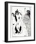 Illustration from Lysistrate by Aristophanes-Aubrey Beardsley-Framed Giclee Print