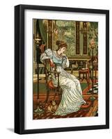 Illustration from Madame d'Aulnoy's fairy tale-Walter Crane-Framed Giclee Print