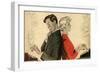 Illustration from Magazine, 1951-English School-Framed Giclee Print