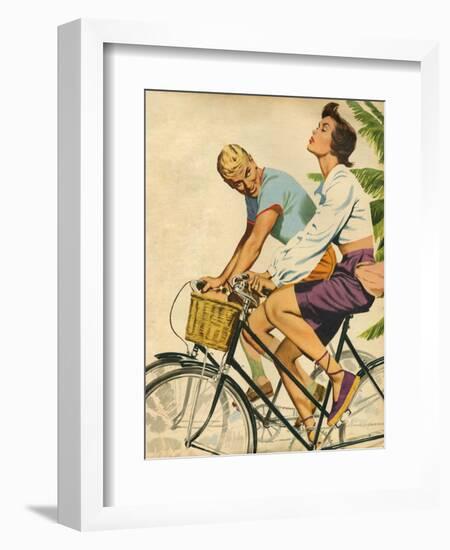 Illustration from Magazine, 1952-null-Framed Giclee Print