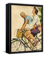 Illustration from Magazine, 1952-null-Framed Stretched Canvas