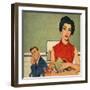 Illustration from Magazine, 1953-null-Framed Giclee Print