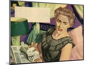 Illustration from Magazine, 1958-null-Mounted Giclee Print