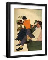 Illustration from Magazine, 1959-null-Framed Giclee Print