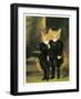 Illustration from Pre-Raphaelite Cats (Pub. 1999)-Susan Herbert-Framed Giclee Print