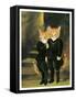 Illustration from Pre-Raphaelite Cats (Pub. 1999)-Susan Herbert-Framed Stretched Canvas