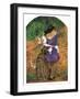 Illustration from Pre-Raphaelite Cats (Pub. 1999)-Susan Herbert-Framed Giclee Print