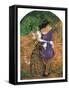 Illustration from Pre-Raphaelite Cats (Pub. 1999)-Susan Herbert-Framed Stretched Canvas