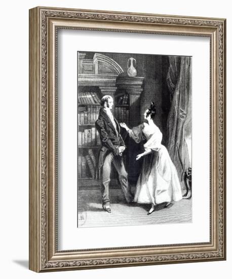 illustration from 'Pride and Prejudice' by Jane Austen-George Pickering-Framed Giclee Print