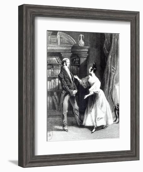 illustration from 'Pride and Prejudice' by Jane Austen-George Pickering-Framed Giclee Print