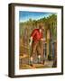 Illustration from Robinson Crusoe-null-Framed Premium Giclee Print