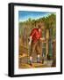 Illustration from Robinson Crusoe-null-Framed Premium Giclee Print