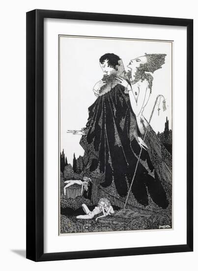 Illustration from 'Selected Poems of Algernon Charles Swinburne Clarke', Published in 1928-Harry Clarke-Framed Giclee Print