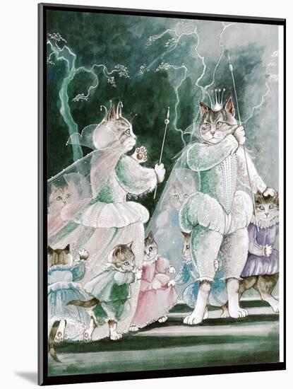 Illustration from Shakespeare Cats (Pub. 1996)-Susan Herbert-Mounted Giclee Print