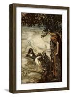 Illustration from 'Siegfried and the Twilight of Gods', 1924-Arthur Rackham-Framed Giclee Print