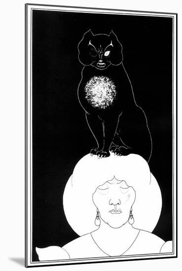 Illustration from "The Black Cat", a Short Story by Edgar Allan Poe, 1895-Aubrey Beardsley-Mounted Giclee Print