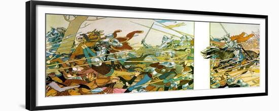 Illustration from the Book La Vie De Jeanne D'Arc, 1896-Louis Maurice Boutet De Monvel-Framed Giclee Print