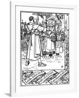 Illustration from the Book the Merry Adventures of Robin Hood, 1883-Howard Pyle-Framed Giclee Print