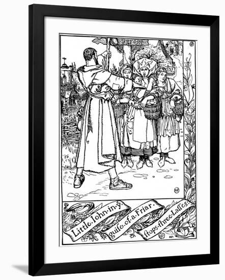 Illustration from the Book the Merry Adventures of Robin Hood, 1883-Howard Pyle-Framed Giclee Print