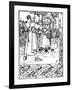 Illustration from the Book the Merry Adventures of Robin Hood, 1883-Howard Pyle-Framed Giclee Print