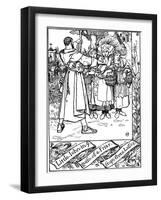 Illustration from the Book the Merry Adventures of Robin Hood, 1883-Howard Pyle-Framed Giclee Print