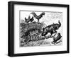 Illustration from the Children's Book Little Bo-Peep, C1880-Ernest Henry Griset-Framed Premium Giclee Print