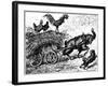 Illustration from the Children's Book Little Bo-Peep, C1880-Ernest Henry Griset-Framed Giclee Print