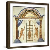 Illustration from the Commentaries by Apollonio from Chiton on a Hippocratic Treaty-null-Framed Giclee Print