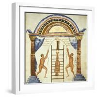 Illustration from the Commentaries by Apollonio from Chiton on a Hippocratic Treaty-null-Framed Giclee Print