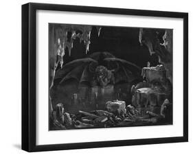 Illustration from "The Divine Comedy" by Dante Alighieri Paris, Published 1885-Gustave Doré-Framed Giclee Print