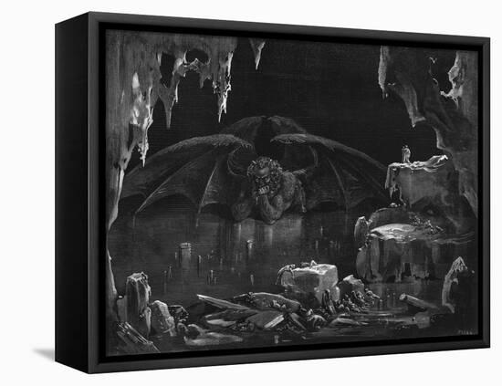 Illustration from "The Divine Comedy" by Dante Alighieri Paris, Published 1885-Gustave Doré-Framed Stretched Canvas