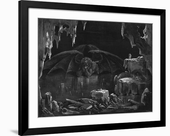 Illustration from "The Divine Comedy" by Dante Alighieri Paris, Published 1885-Gustave Doré-Framed Giclee Print