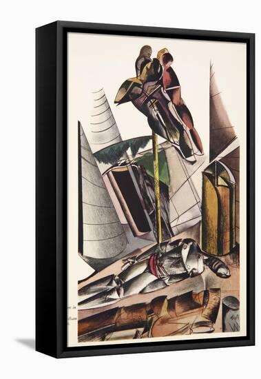 Illustration from the Enemy-Wyndham Lewis-Framed Stretched Canvas