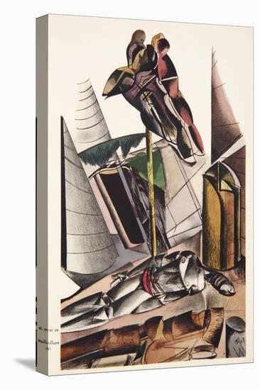 Illustration from the Enemy-Wyndham Lewis-Stretched Canvas
