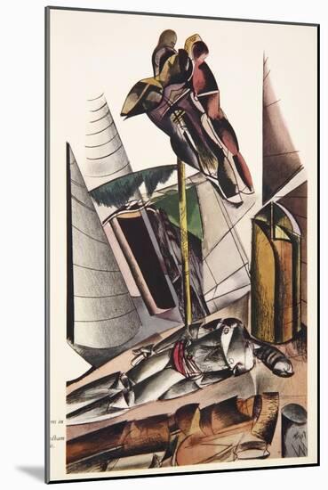 Illustration from the Enemy-Wyndham Lewis-Mounted Giclee Print