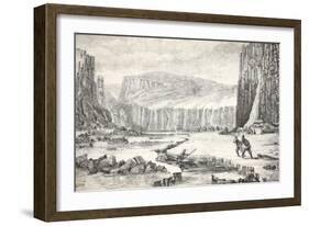 Illustration from the Expedition of the Steam Yacht 'Fox'-Walter William May-Framed Giclee Print