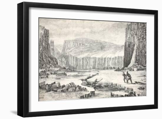 Illustration from the Expedition of the Steam Yacht 'Fox'-Walter William May-Framed Giclee Print