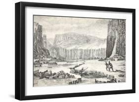 Illustration from the Expedition of the Steam Yacht 'Fox'-Walter William May-Framed Giclee Print