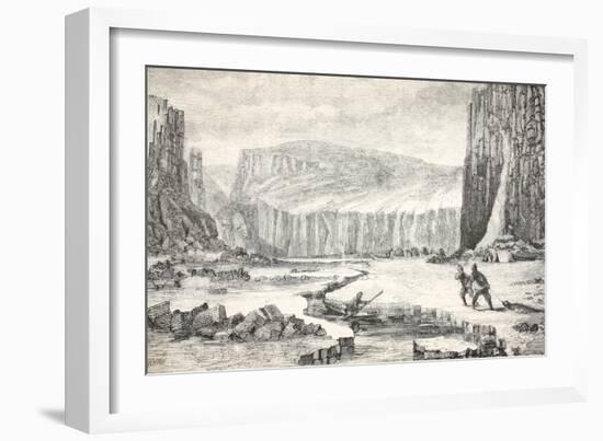 Illustration from the Expedition of the Steam Yacht 'Fox'-Walter William May-Framed Giclee Print