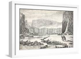 Illustration from the Expedition of the Steam Yacht 'Fox'-Walter William May-Framed Giclee Print