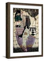 Illustration from the Little Mermaid, 1914-Harry Clarke-Framed Giclee Print