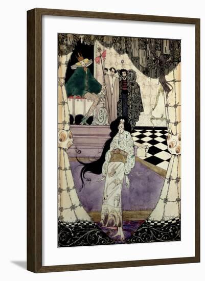 Illustration from the Little Mermaid, 1914-Harry Clarke-Framed Giclee Print