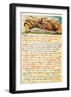 Illustration from 'The Marriage of Heaven and Hell', C.1808-William Blake-Framed Giclee Print