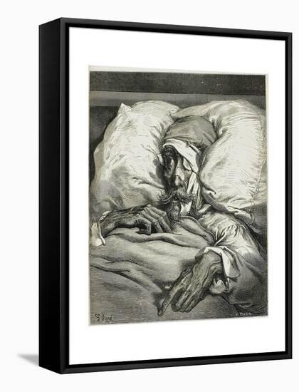 Illustration from the Novel Don Quixote, 1863-Gustave Doré-Framed Stretched Canvas