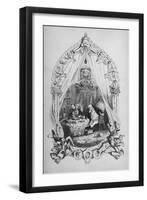 Illustration from `The Pickwick Papers' by Charles Dickens, Published 1837 (Litho)-Hablot Knight Browne-Framed Giclee Print