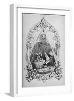 Illustration from `The Pickwick Papers' by Charles Dickens, Published 1837 (Litho)-Hablot Knight Browne-Framed Giclee Print