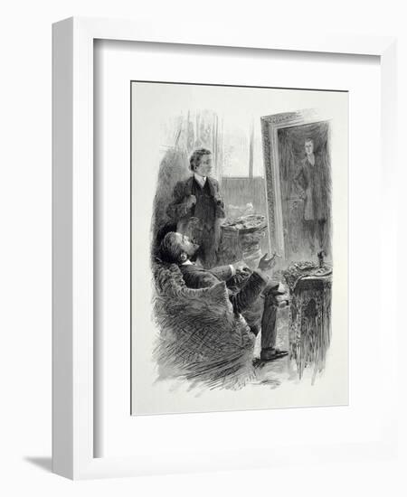 Illustration from The Picture of Dorian Gray by Oscar Wilde-Paul Thiriat-Framed Giclee Print